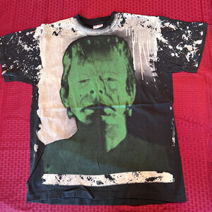 Frankenstein Halloween Horror mosquito head faded modern vintage 90s style shirt